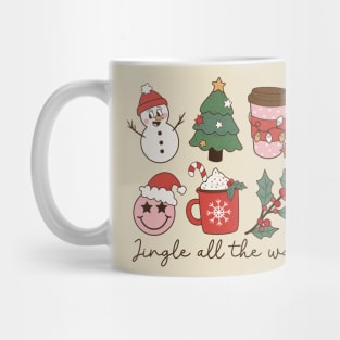 Cute Jingle All the Way Christmas Mug